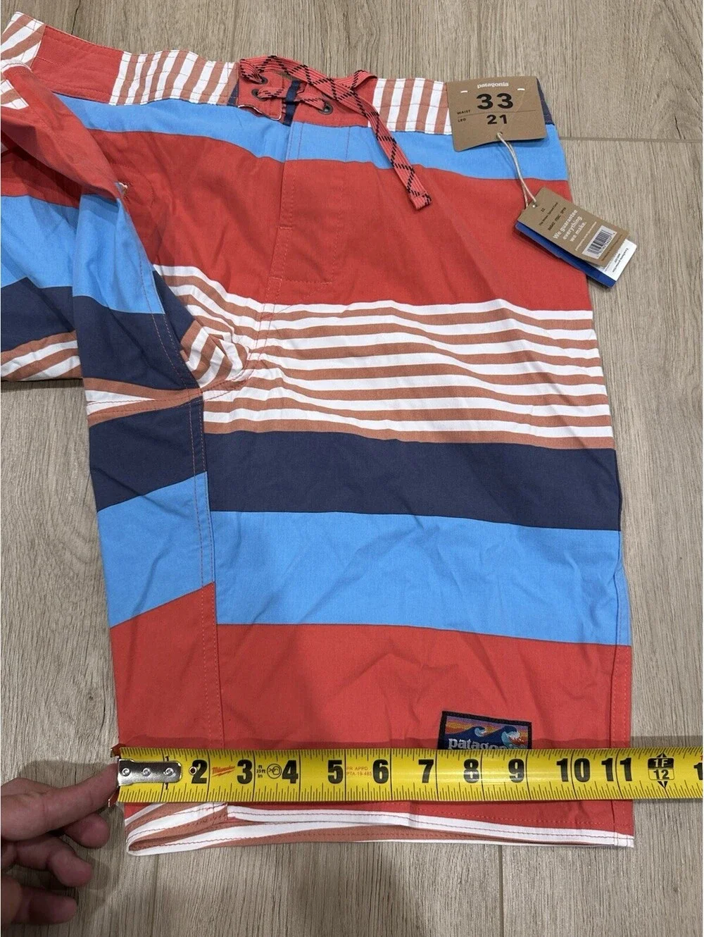 NWT Patagonia • Men's 21’ Wavefarer Boardshorts Swim Trunks • Size 33